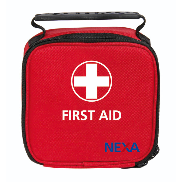First Aid Mini, basic dressing set in a spacious bag, 35 par