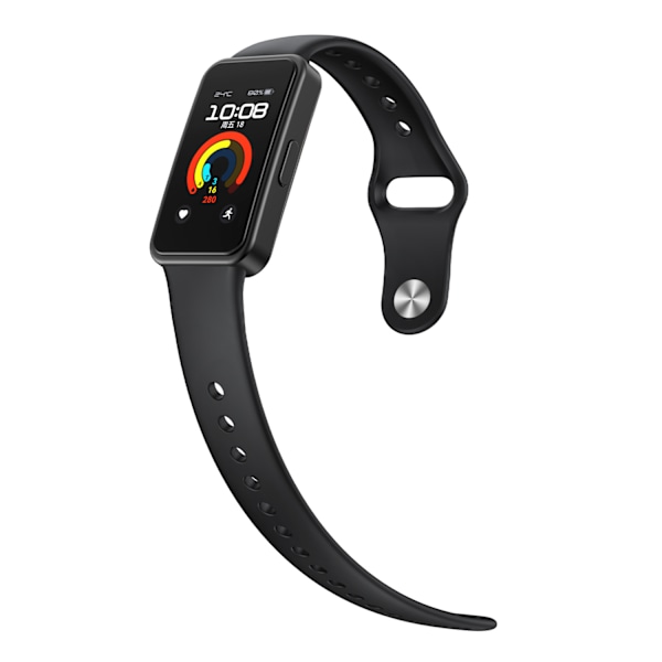 Silikone udskiftningsrem til Huawei Band 10 Sort