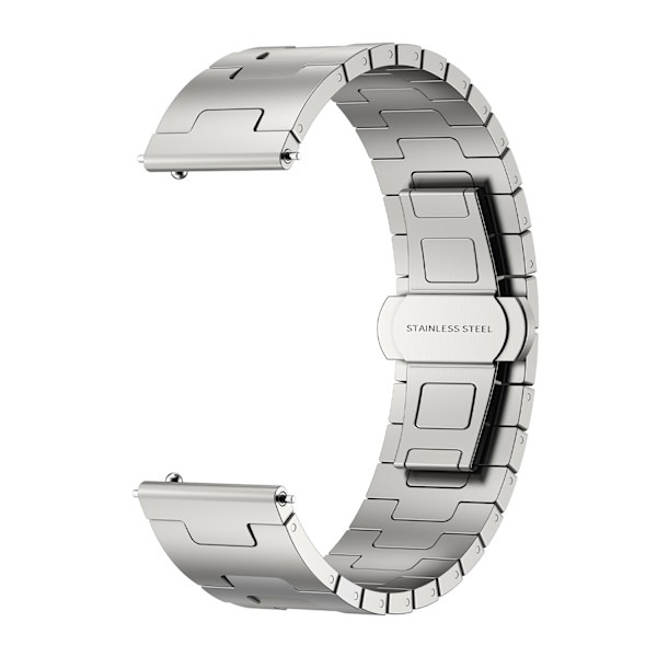 Titaaninen kellon ranneke 22 mm älykellolle Butterfly Clasp (DLC-suojaus) Titaani