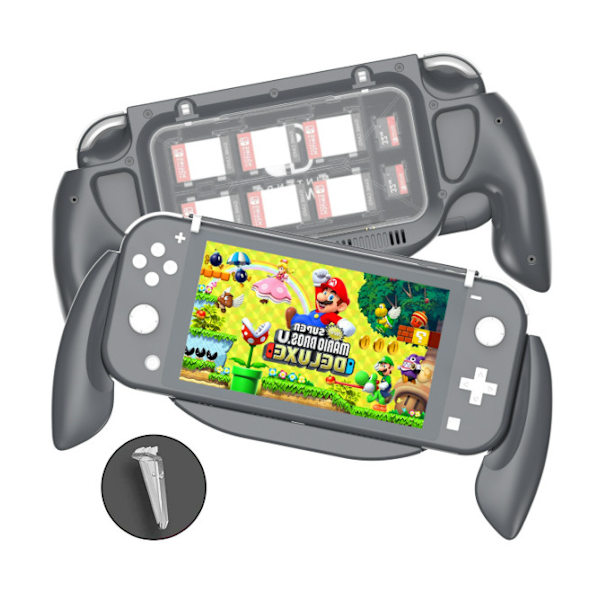 Suojaava ABS-kotelo Nintendo Switch Lite -konsolille latausotteella