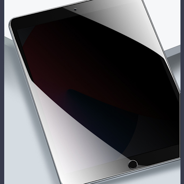 Tietosuojattu näytönsuoja iPadille - 2.5D karkaistu lasi iPad 8.7.2019/2020/2021 (10,2 tuumaa)