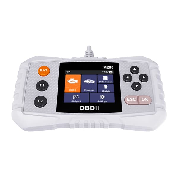 OBD2 bildiagnose-tablet til fuld motorfejldiagnose i værksted og på farten, 2.8-inch farveskærm, Mode 6/8, 40,000+ koder, cloud print