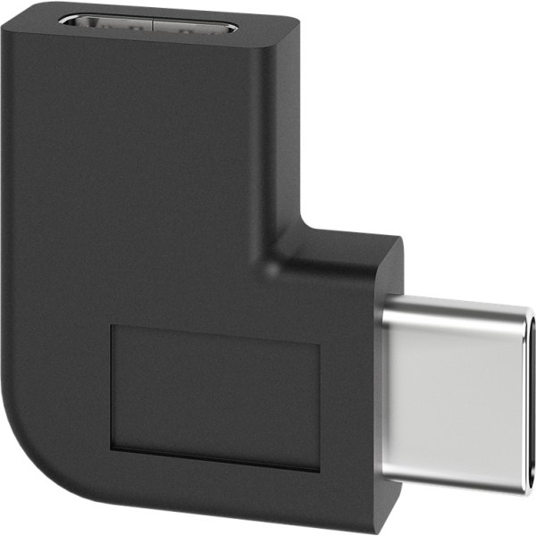 Adapter USB-C™ till USB-C™ 90°, svart