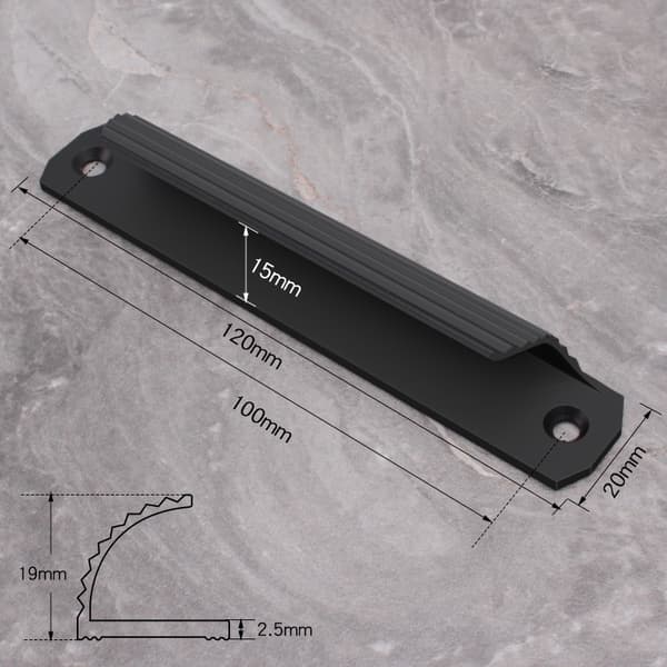 4 Pack Vedin - Pinta-asennettava Black Black