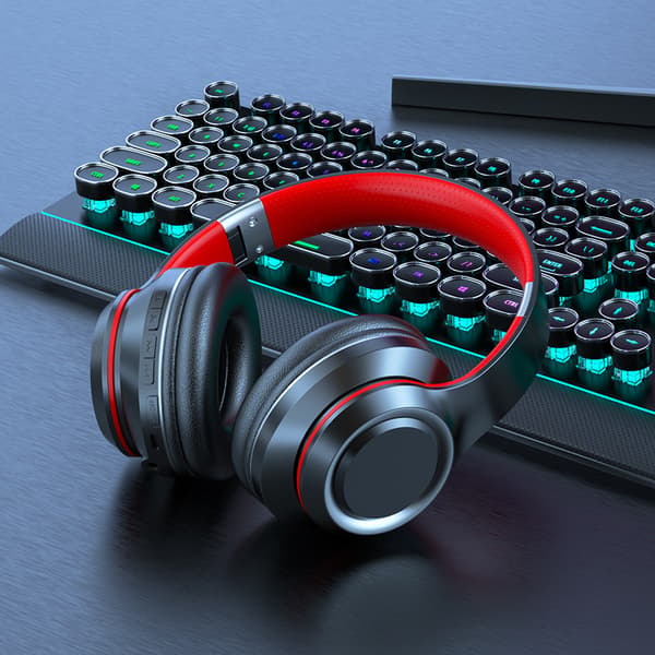 DR90 Over-Ear Bluetooth-hörlurar Svart