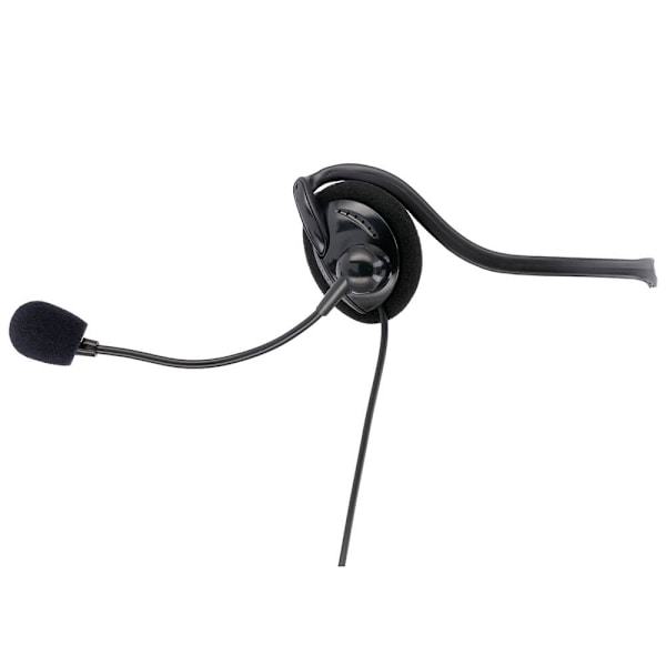 PC Office Headset NHS-P100 Stereo Nakkebøjle Sort