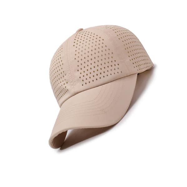 Andningsbar mesh-polyester keps – solkeps för sommarcykling och utomhusbruk, justerbar passform, stora meshpaneler, snabb-torkning och lättviktskomfor Khaki