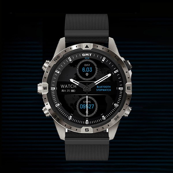 GT45 Smartwatch - Puls, blodtryck, kroppstemperatur, BT-samtal