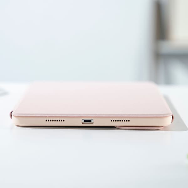 360° Roterande Ställ Bluetooth Tangentbordsfodral Kompatibelt med iPad 9.7 - Rosa