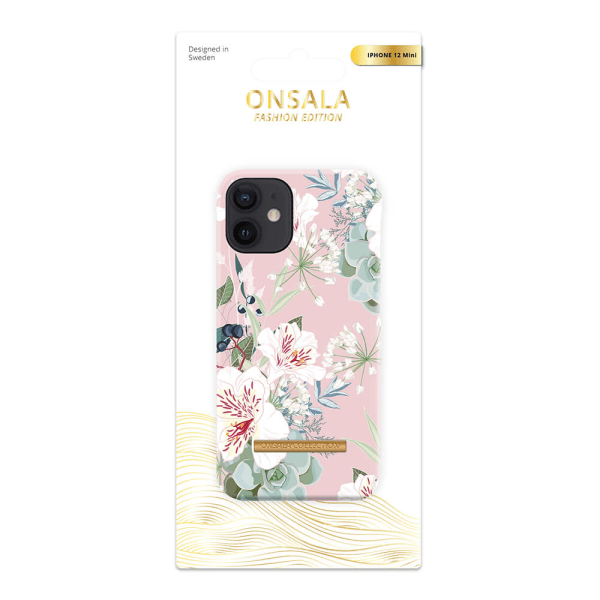 ONSALA Mobilskal iPhone 12 Mini Soft Clove Flower