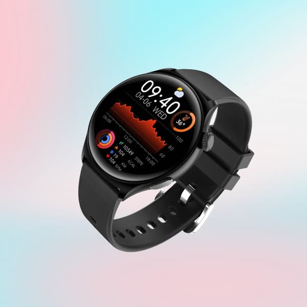 MX16 Smartwatch: 1.43" HD-skærm, Bluetooth-opkald Black Black