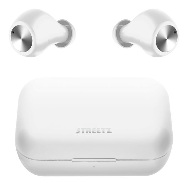 T210 TWS in-ear earbuds with charging case, TWS, white