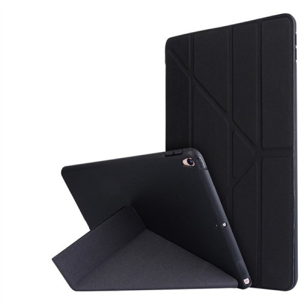 iPad fodral 9.7 tum Smart Cover Case med ställ Svart