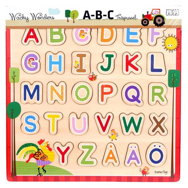 Pussel 29 Pcs Classic Wooden ABC Puzzle (SE)