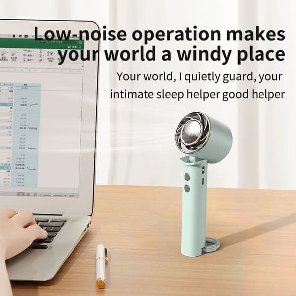 WT16 Bærbar Håndholdt Ventilator: Din Ultimative Kølepartner Green Green