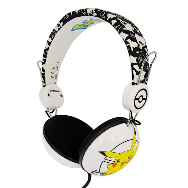 POKEMON Hörlur Dome Tween On-Ear 90dB Japansk Pikachu