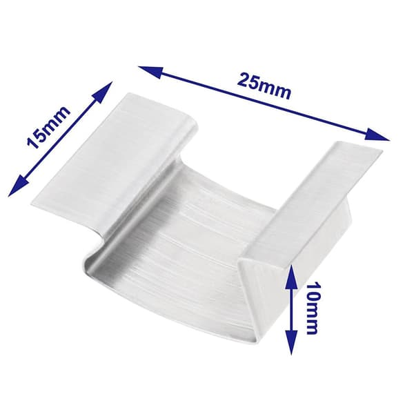 Fjederklemmer til drivhusglas, G-klemmer 25-Piece