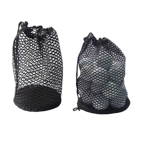 Golfbollsväska, Nylon Mesh Bag Håller 25-bitar