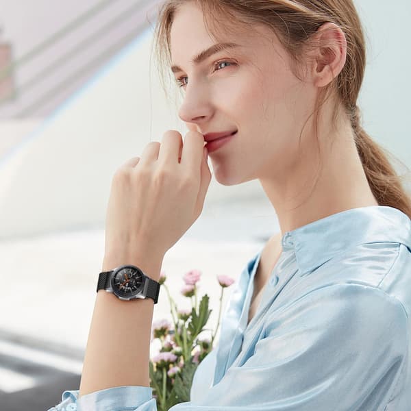 Milanese Loop -kellon ranneke älykelloille Black 20 mm Black 20 mm