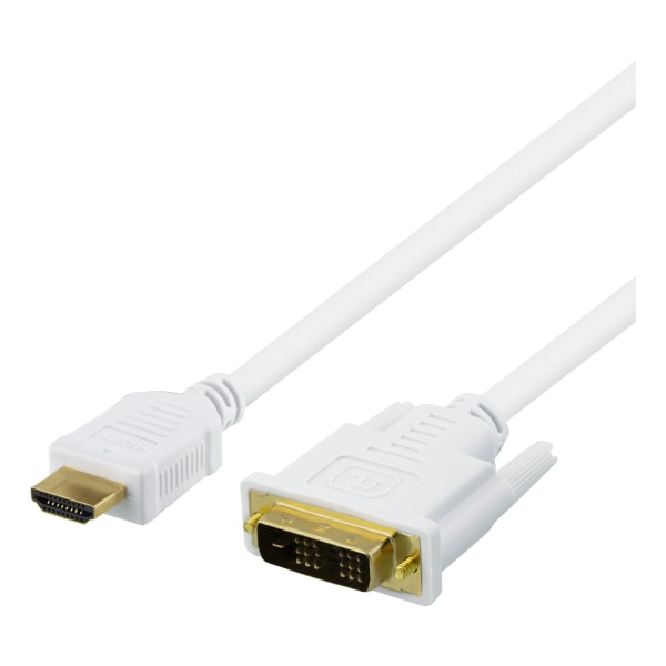 HDMI to DVI cable, 5m, Full HD, white
