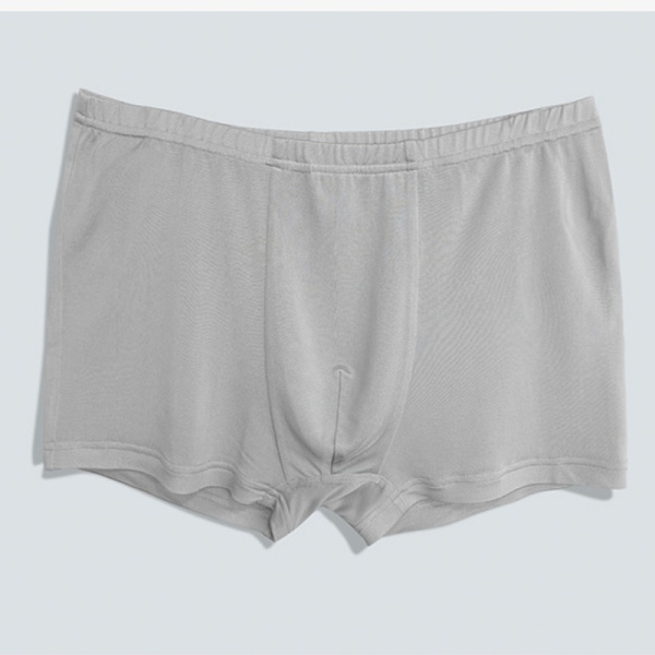 Herrsilkesboxershorts, 3-pack 100 % mullbärssilkestickade underkläder M
