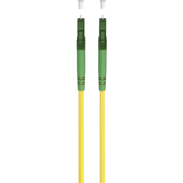 Fiberoptisk kabel (FTTH), Singlemode (OS2) Yellow, gul (Simplex), 5 m