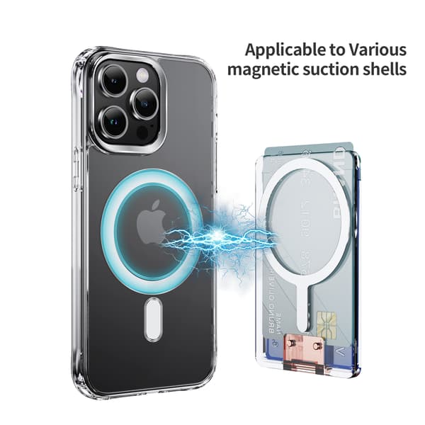 Magnetisk kortholder stander - Transparent design