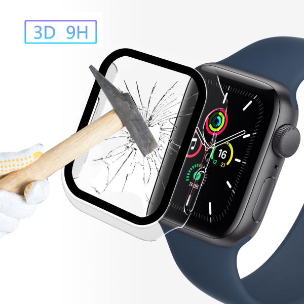 Smart klockfodral med skärmskydd Transparent 45 mm Apple Watch 7 Transparent 45 mm
