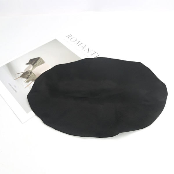 100 % sidenmössa för kvinnor Black Black