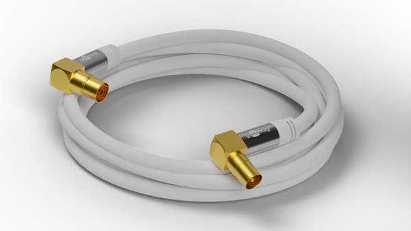 TV-antennekabel (135 dB), 4x afskærmet