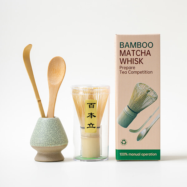 Matcha Visp Set CT Litet Set 4st Ljusgrön Keramik