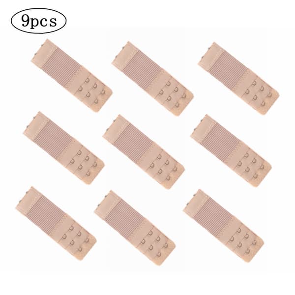 BH-Förlängare Set, 9 st BH-Bandförlängare Beige Beige