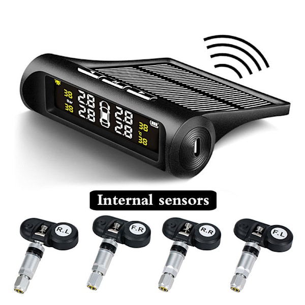 Solardrivet TPMS däcktrycksövervakningssystem