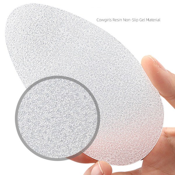 Halkfria skor Pads Självhäftande skosulskydd oval
