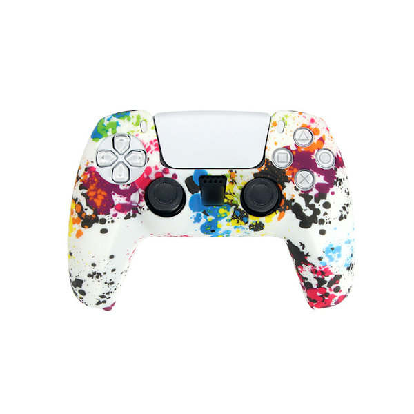Camouflage silikonfodral för PS5-kontroller C