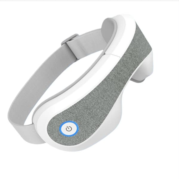 Øjenmassager med lufttryk, vibration, varme, Bluetooth-musik og stemmeudsendelse - Perfekt til afslapning