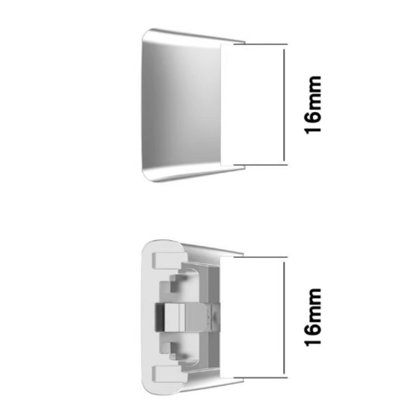 2-pack-liitin Huawei Honor 6/7 -kellohihnalle Hopea