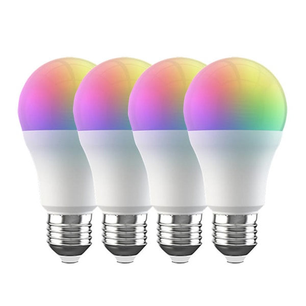 Smart BLU LED RGB Broadlink LB4E27 glödlampa (4-pack)