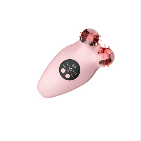 EMS Microcurrent Ansigtsløftningsmassager - Skønhedsinstrument til hjemmebrug Pink Pink