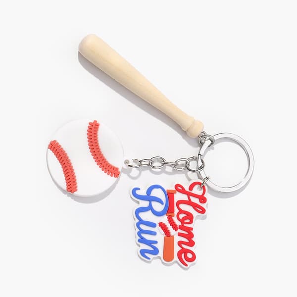 Akryl Baseboll Nyckelring Set - Snygg Bil & Nyckelaccessoar Model 5