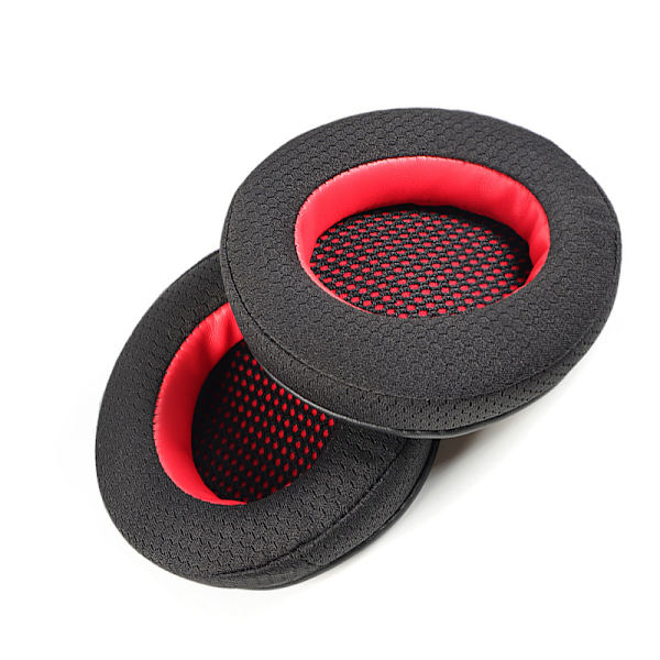 2-pack utbytesöronkuddar för Razer Kraken Pro V1 hörlurar Red Red