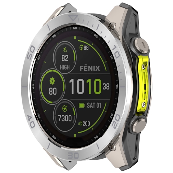 Garmin Tactix 8 47mm Bezel: Sølvgrå Tidszone Edition