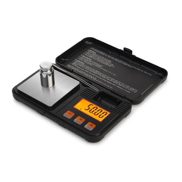 Hög Precision 50g/0.001g Digital Milligram Smyckesvåg
