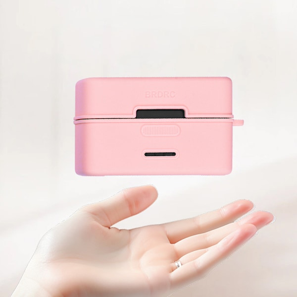 Silikonfodral för DJI Mic Mini Laddningsbox Rosa