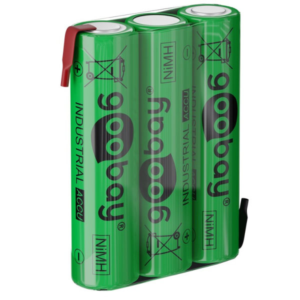 Goobay 3x AAA (Micro) laddningsbart batteri - 800 mAh
