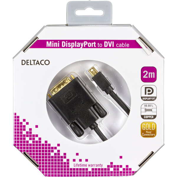 DELTACO DP-DVI202-K