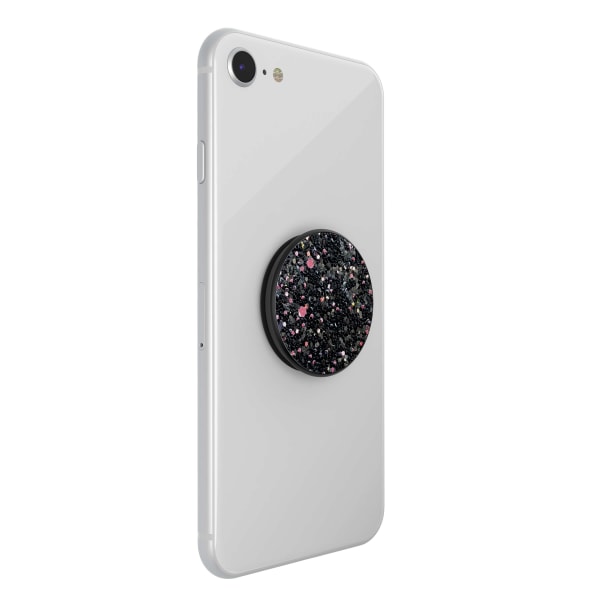 POPSOCKETS Sparkle Black Avtagbart Grip med Ställfunktion Premium