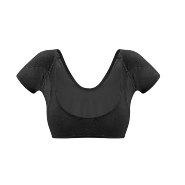 Sommer svedtransporterende mesh bomuldsvest Sort M