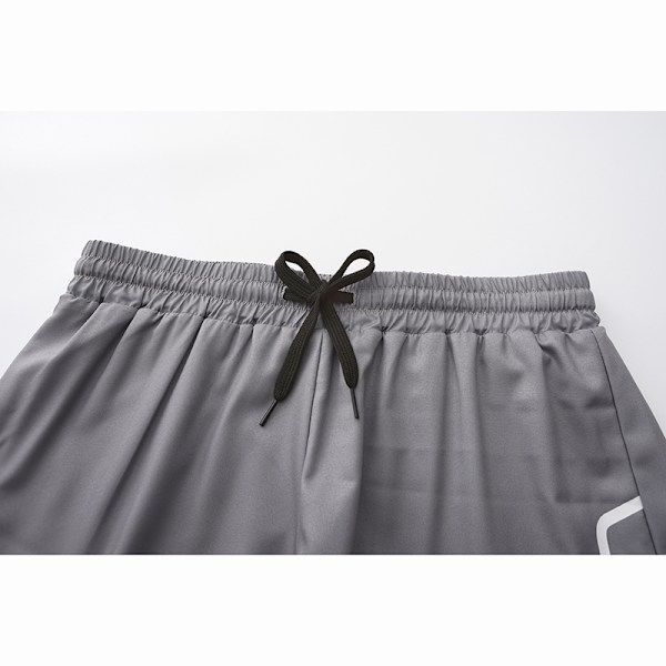Dubbla lager badbyxor för män - Grå,, Snabbtorkande 4XL