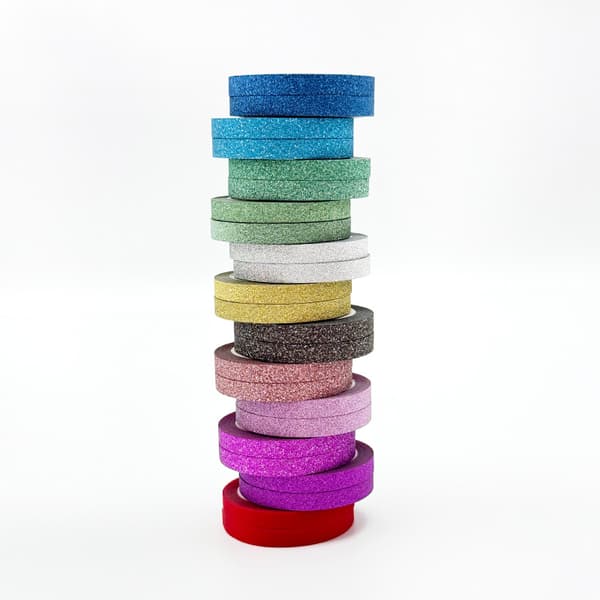 Glitter Washi Tape Sæt - 26 ruller